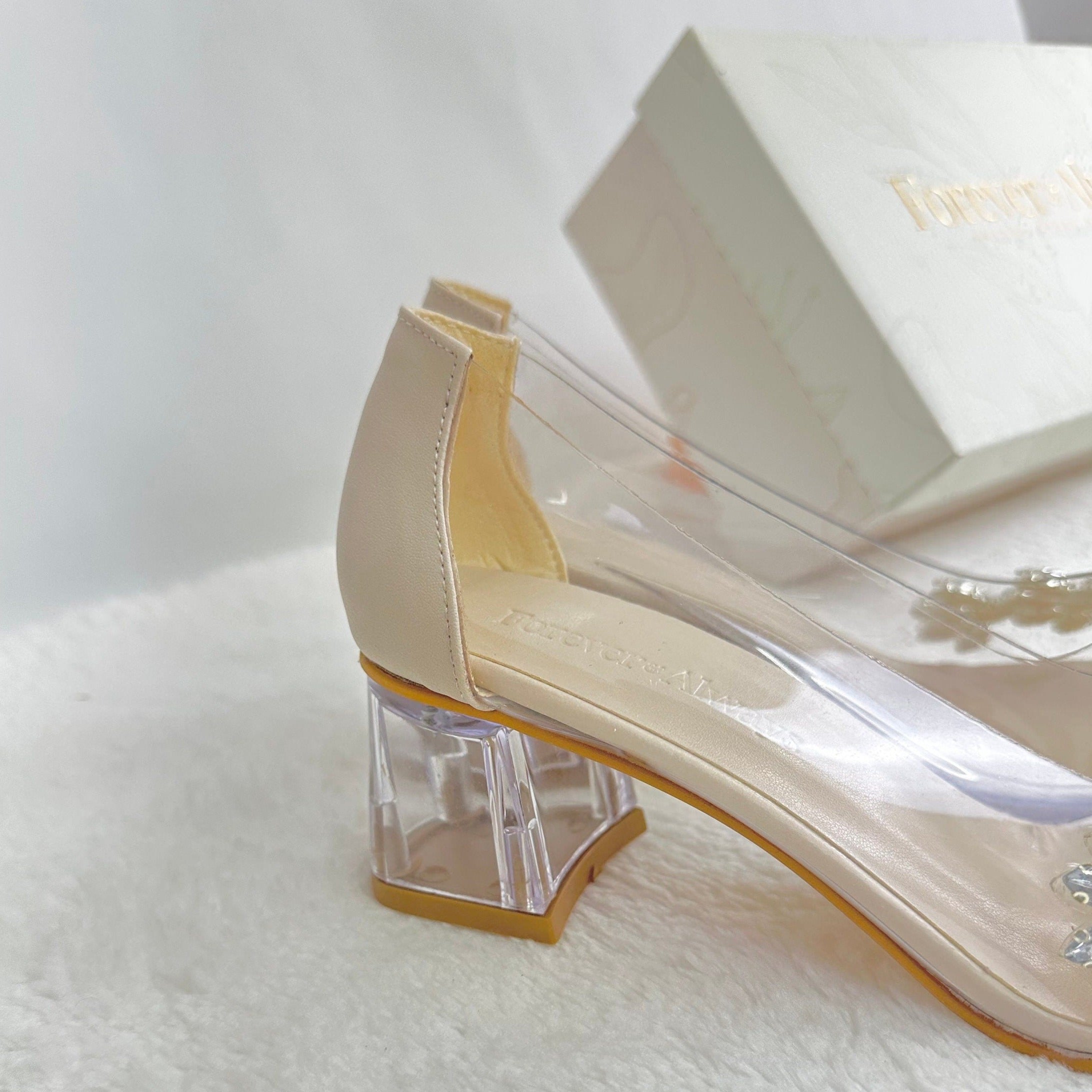 Beige bridesmaid online shoes