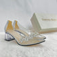 Cinderella Shoes, Transparent Low Heels, Wedding Shoes, Princess Wedding Shoes, Transparent Stiletto, Transparent Heels, Bridal Shoes