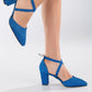 Bright Blue High Heels, Wedding Shoes, Blue Glitter Wedding Heels, Blue Glitter Heels, Bright Blue Wedding Shoes, Blue Glitter Bridal Shoes