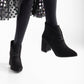 Black Suede Boots, Ankle Boots, Lace Up Boots Women, Black Ankle Boots, Winter Boots, Black High Heel Boots, Goth Boots, Black Suede Booties