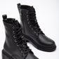 Combat Boots, Lace Up Boots, Black Ankle Boots, Boots Women, Black Boots, Winter Boots, Black Combat Boots, Rave Boots, Black Lace Up Boots