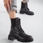 Combat Boots, Black Boots, Lace Up Boots, Black Ankle Boots, Army Boots, Winter Boots, Black Combat Boots, Rave Boots, Black Lace Up Boots