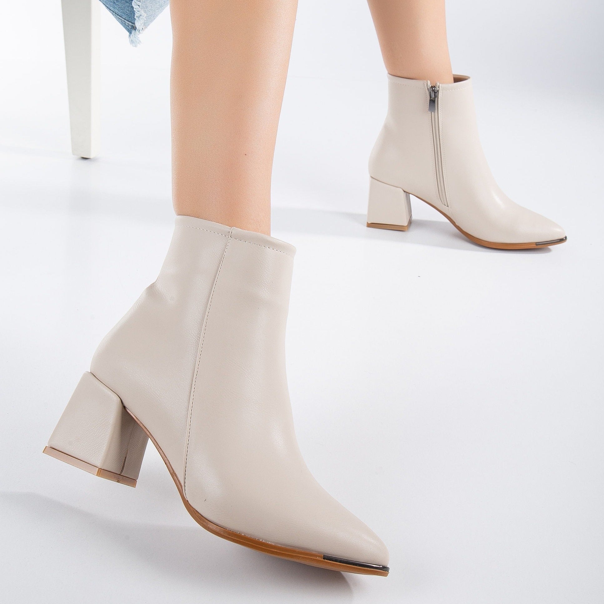 Daniel Adril Beige Suede Ankle Boots