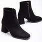Black Boots, Black Booties, Black Suede Boots, Black Suede Ankle Boots, Black Classic Boots, Boots Women, Winter Boots, High Heel Boots