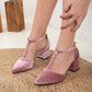 Rose Velvet Heels, Pink Velvet Shoes, Wedding Shoes, Royal Rose Low Heels, Pink Tango Dance Shoes, Blush Heels, Rose Heels, Light Pink Pumps