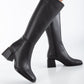 Knee High Boots, Black Boots, Black Knee High Boots, Women Boots, Black Heeled Boots, Tall Boot, Black High Heel Boots, Black Long Boots