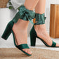 Green Velvet Sandals with Ribbon, Wedding Shoes, Green Velvet Sandals, Green Bridal Shoes, Green Wedding Heels, Emerald Green Block Heels, Bridal Shoes, Wedding Heels, Shoes for Bride, Bridal Heels, Wedding Sandals, Green Wedding Shoes for Bride, Bride Shoes, Princess Wedding Shoes, Green Block Heels, Green Velvet High Heels, Green High Heels, Velvet Wedding Shoes, Emerald Green Bride Heels