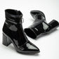 <p>Front Zip Boots, Black Boots, Winter Boots, Boots Women, Office Boots, Stylish Boots, Black Short Boots, High Heel Boots, Heeled Boots, High Heel Boots, Vegan Boots, Comfortable Boots, Low Boots, Christmas Gift, Everyday Boots, Casual Boots, Goth Boots, Black Patent Boots, Chic Boots, Christmas Gift